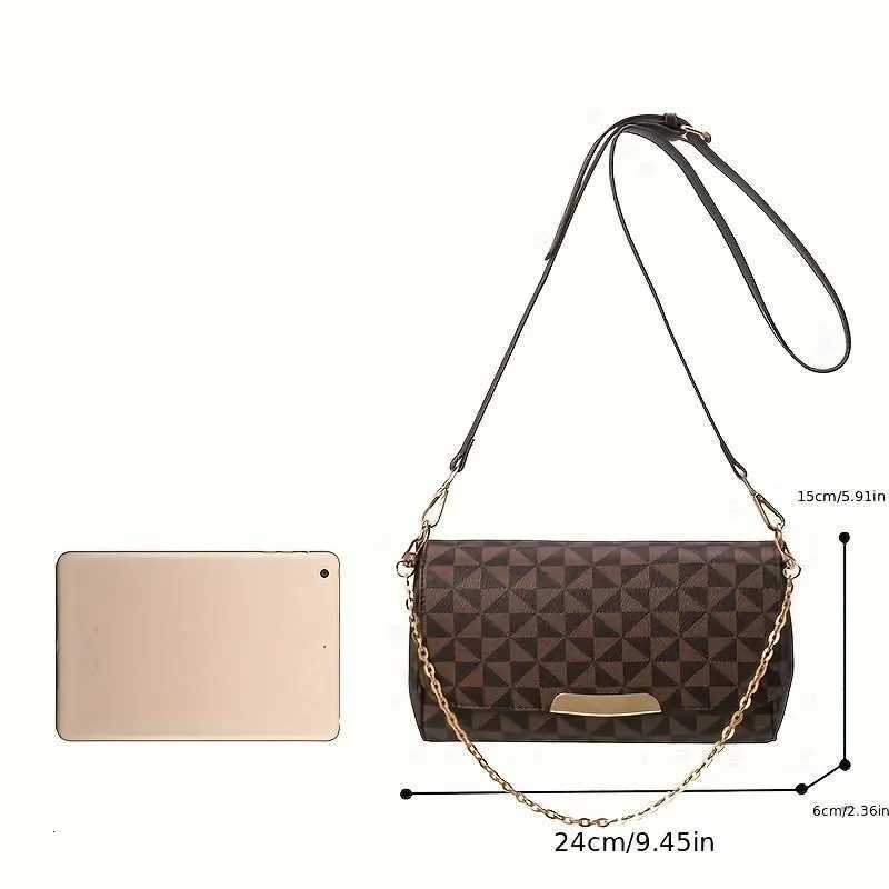 Luxury Women Crossbody Bag PU Leather Flap Shoulder Bag With Chain Windmill Pattern Perfect Sling Purse Bag For Daily UseT251028