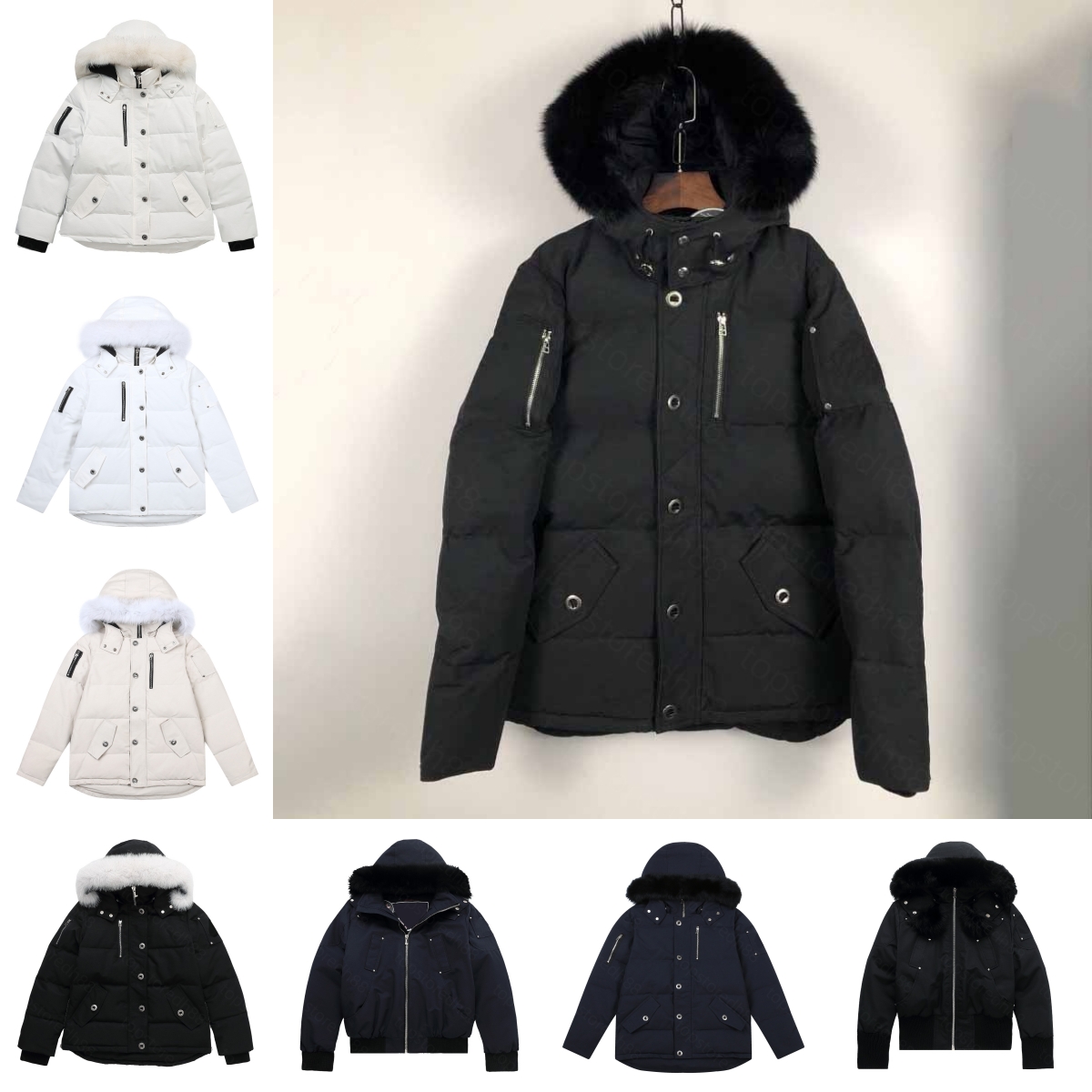 Men's Down Jackets outdoor leisure coat windproof overcoat Winter Waterproof snow proof puffer Thick colla real wolf fur Jacket S-2XL