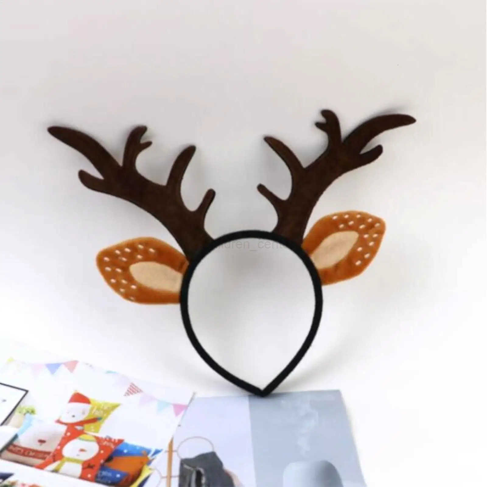Disney Christmas Charming Themed Headwear: Adorable Animated Reindeer Antlers Headbands for Special Occasions designer H251119