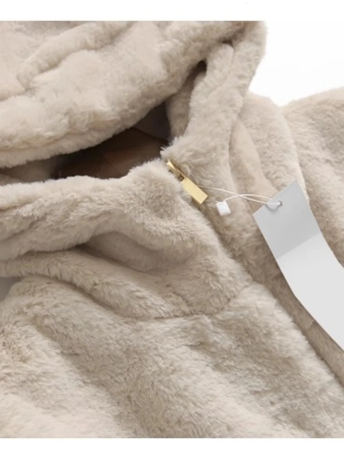 Autumn Winter Loose Womens Zipper Hooded Furry Vest AntiAging Svel Top Pure Color Versatile Sle Faionable 251027