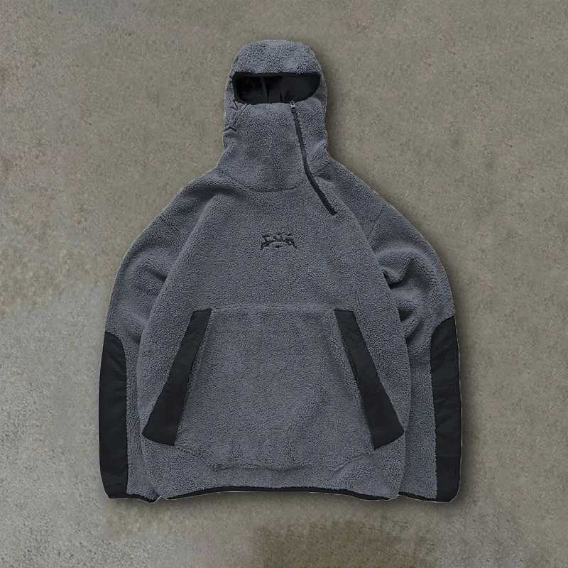 Hooded Fleece Jacket Thick Warm Top Hoodie Loose Sweatshirt Autumn Winter New Collecti for Cfortable Casual Wear Y251028