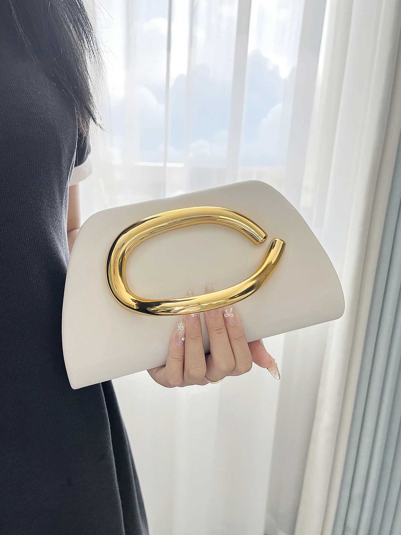 Gold Magnetic Closure Women Evening Bags Designer Handbag And Purse Party Banquet Chain Crossbody Bag Fashion ShoulderBag H251027