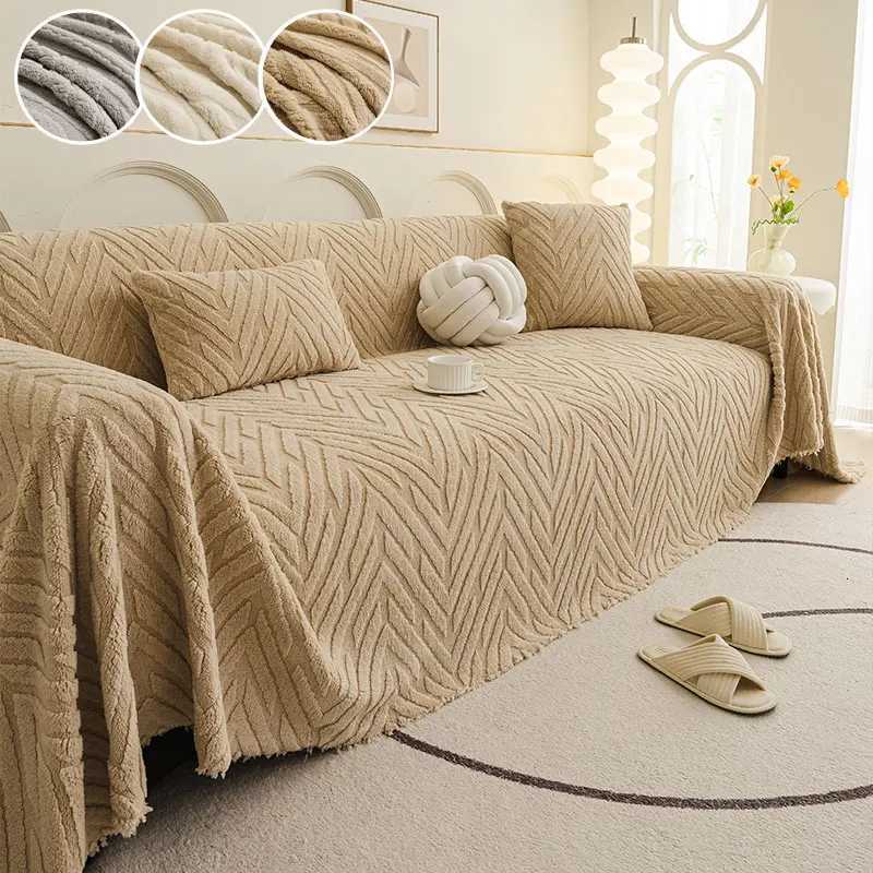 1PCShu Mianrong Autumn and Winter Thick Sofa Towel 2025 New Anti Cat Scratch Winter Sofa Towel Anti Slip Sofa Cushion C251028