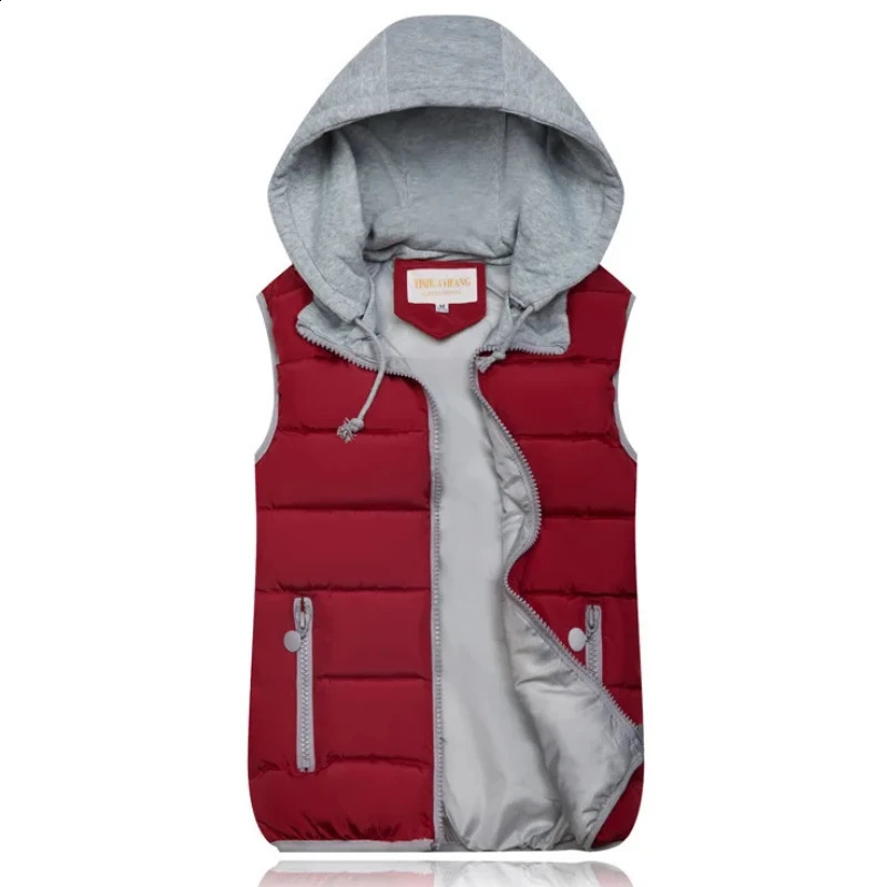 2025 Winter Down Vests Women Sleeveless Hooded Coats Thicken Warm Zipper Vest Lady Casual Slim Jackets Waistcoat Outerwear 251027