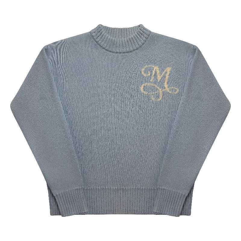 Embroidery M Knitted Pullover Retro Casual Fashion Men And Women American High Strt Vintage Classic Strtwear Loose Sweater X251028
