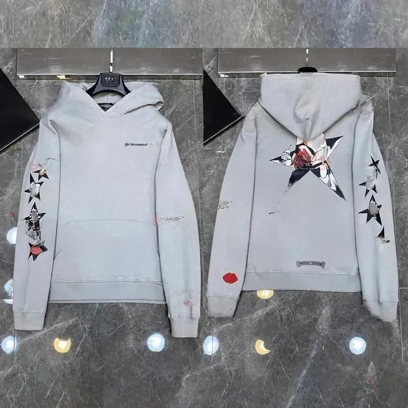 5A Chrome Hoodie Designer Hoodie High-quality Men's And Women's Hoodies Sweatshirts Pullovers Letter Printed Zippers Long Sleeves Designer H