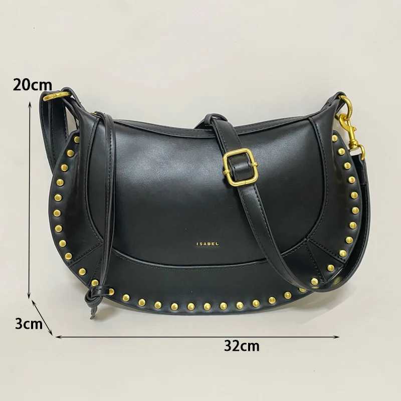 Sac bandoire noir pour femmes sac sous les bras Design de luxe rtro pour dames nouvelle collecti 2025 H251028