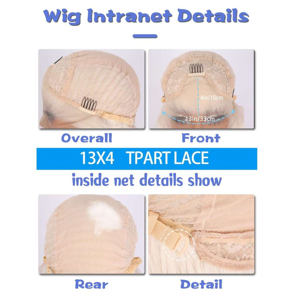 22-Inch Brown Attractive Synthetic Lace Front Wig-High-Definition Transparent 13X4 Front, Non-Adhesive, Pre-Combed Hair Line-Ideal Fashionable Women G