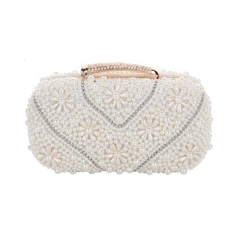 Pearl evening bag for socialite rhinestone embellishments clutch bag handbag cheongsam evening bag banquet bag dress bag H251027