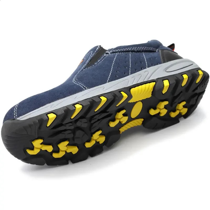 Labour Protection Safety Work Boots AntiSmashing AntiPuncture Welding Industrial Steel Toe Men Slip on Sneakers w251013