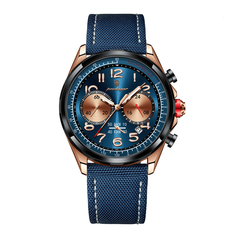 Swiss Brand New Men's Fashion Casual Chronograph Quartz Watch