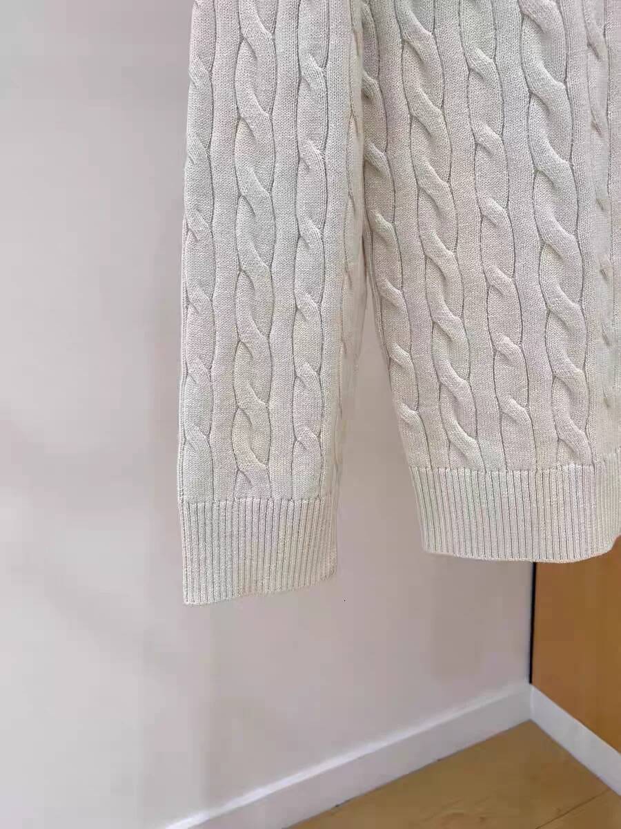 LP Old Money Wind Half Zipper Wool Blend Casual Sweater