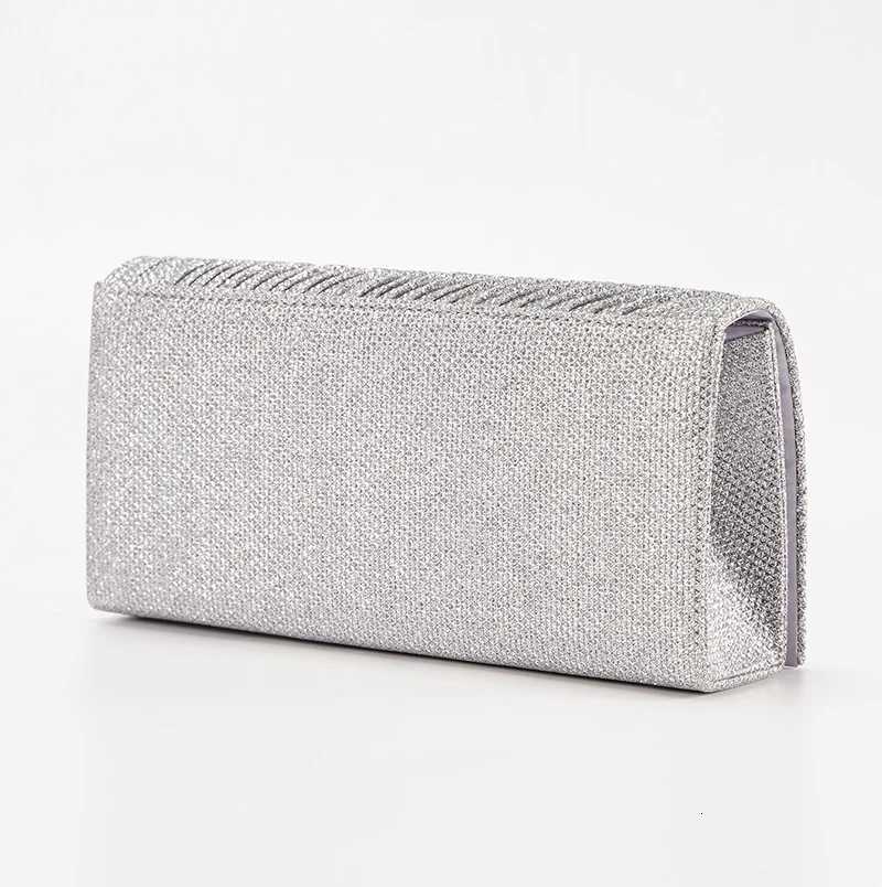 Womens Evening Shoulder Bag Bridal Clutch Party Prom Wedding Envelope Handbag Glitter Shiny Purses Sling Dating Dressy Bag H251027