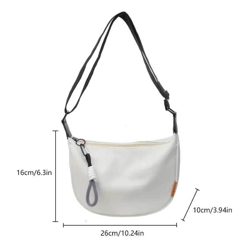 2025 New Fashion Crossbody Bag Simple Wide Shoulder Strap Design Single Shoulder Bag Original Style Commuting Dumpling Women BagW251028
