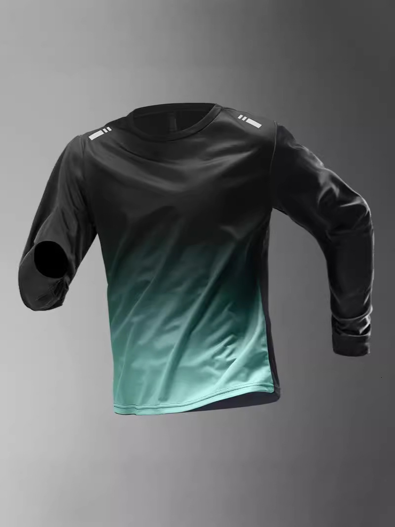 Quick-Dry T-Shirt Breathable, Moisture-Wicking Thin Sports Long Sleeve Loose Fit Gym Clothing, Training Running Shirt, New Top