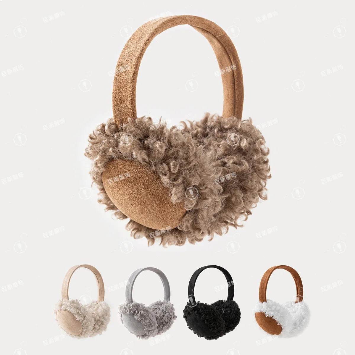 Warm Suede Earmuffs Solid Color Outdoor Cycling Anti Cold Wind Earmuffs Antifreeze Earmuffs Ear Muffs Girls Kids 4e011 251027