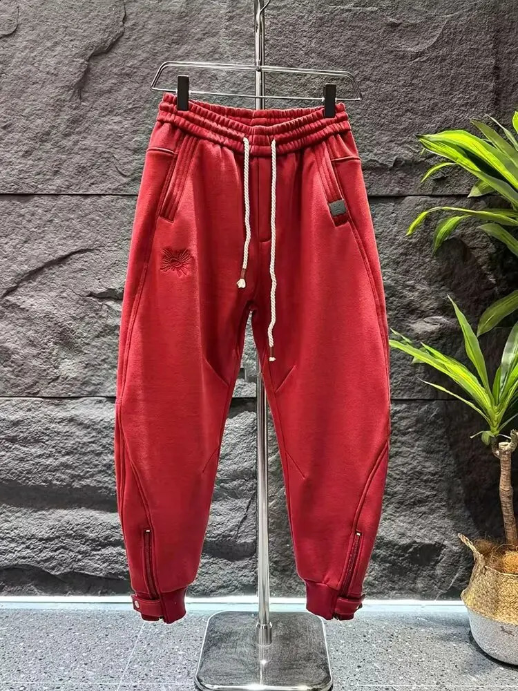 Wide Pants Man Jogger Men Clothing Mens Autumn Clothes Trousers Running Gym Sport Big Size Sweatpants 251027