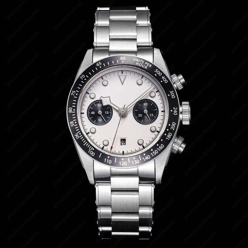 New Design Pink Black Bay M79360N-0019 AAAAA Quality SuperClone 41mm Watches Men Automatic Mechanical Chronograph 7750 Movement With Gift Box Sapphire Mens WZ