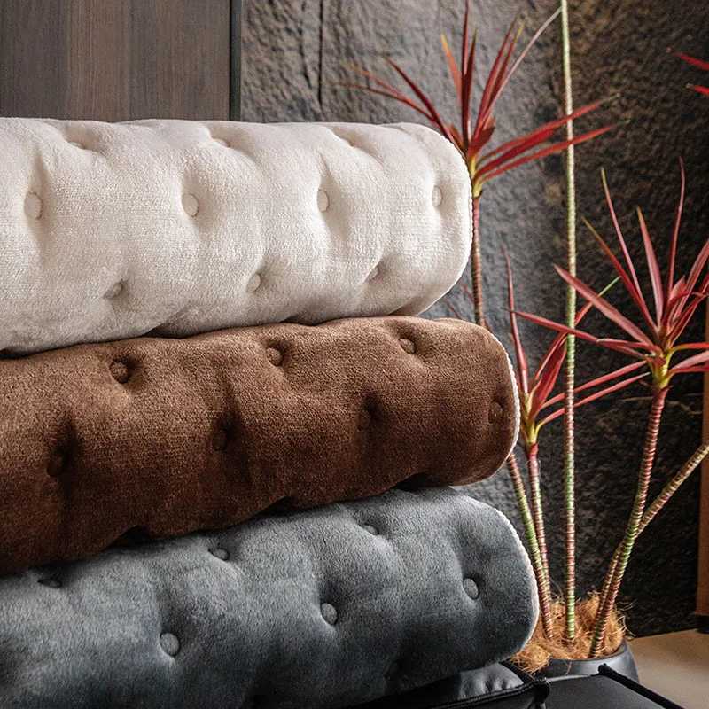European Thick Plush Flannel Sofa Cushion Autumn and Winter AntiSlip Quilted Couch Cover Ultra Soft WearResistant Home Decor C251028