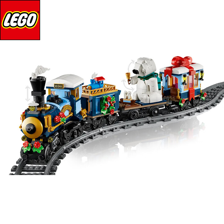 LEGO 10361 Winter Express Train - Creativity Boosting Building Set for Children
