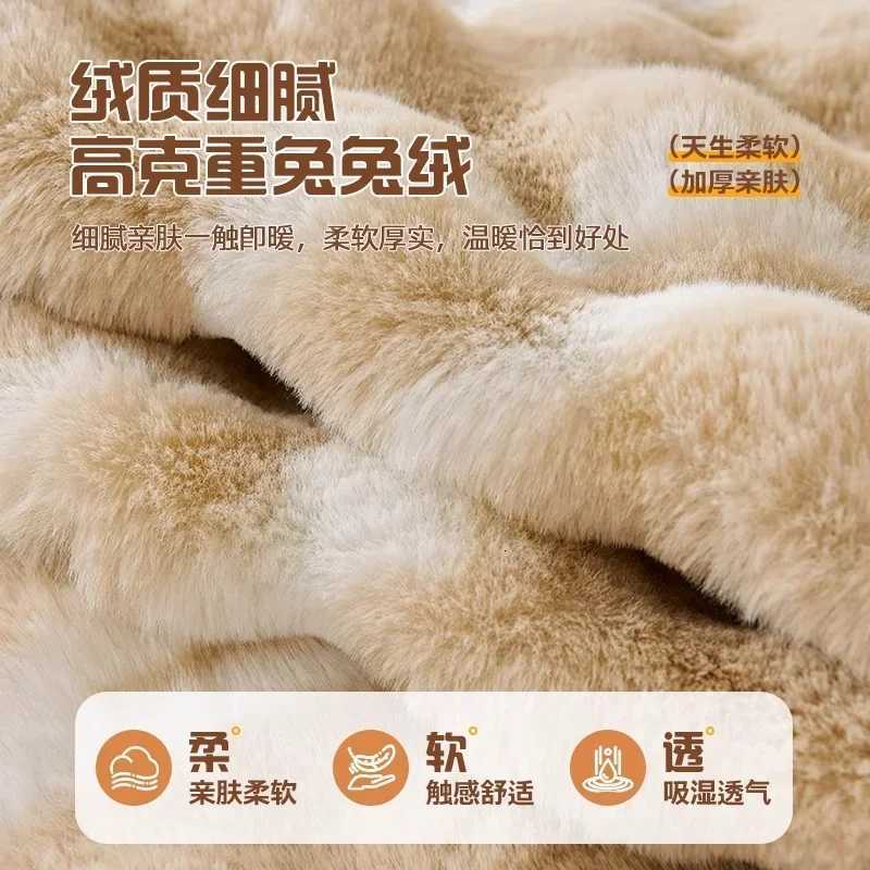 Thicken Rabbit Fur Plush Sofa Covers Protector Nonslip Super Soft Fluffy Warm Sofa Towel L Shaped for Living Room Home Decor C251028