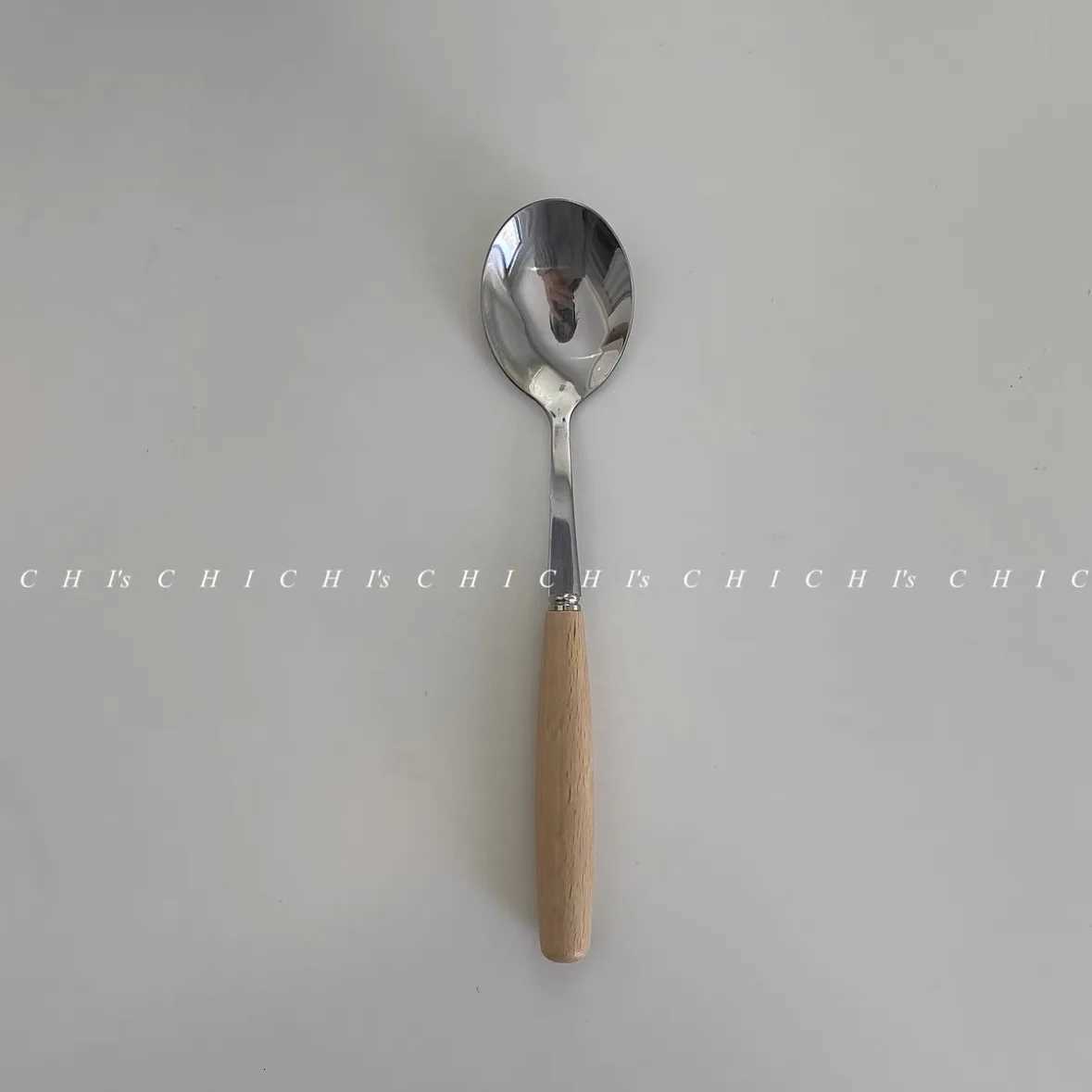 234pcBoxpacked Flatware Sets Stainless Steel Imitation Wood Handle Knife Fork Spoon Mirror Cutlery Chopsticks Kitchen Dinner Y251025