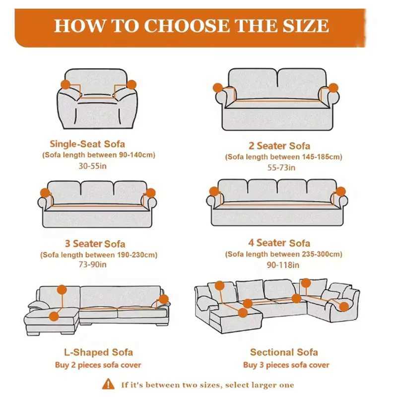 Striped Jacquard Sofa Cover for Living Room Soft Velvet Warm Furniture Protector for Winter Removable EasyCare Home Accessories C251028