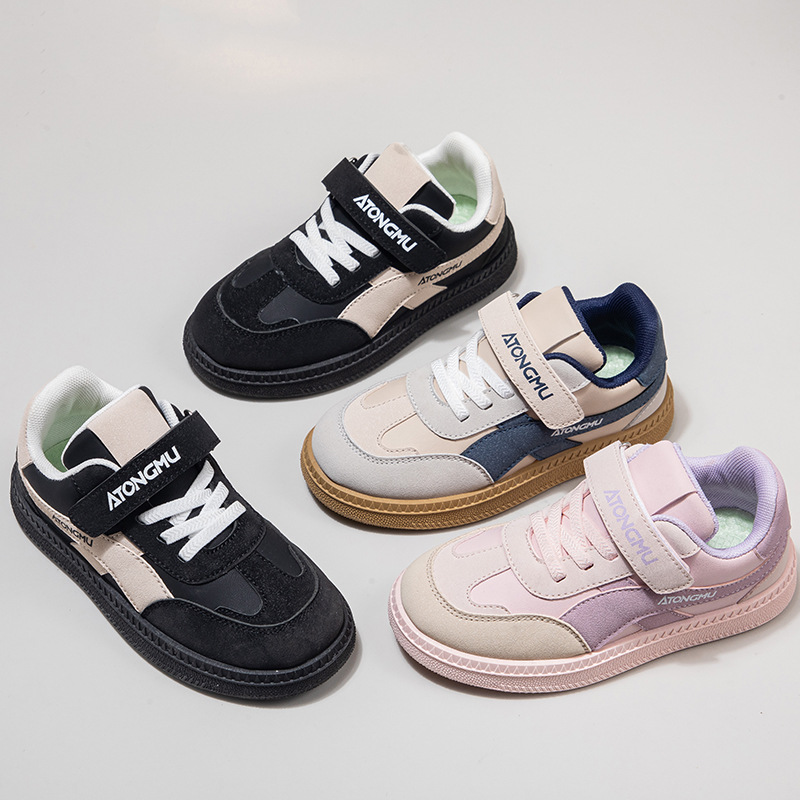 Fall Comfortable and Fashionable Sneakers Simple Velcro Kids Shoes Teen Kids Casual Shoes Lightweight2025