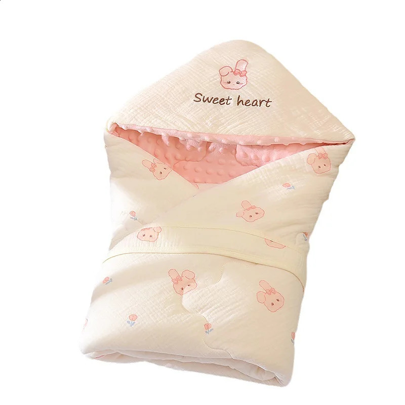 Pure Cotton Autumn and Winter born Baby Plus Cotton Quilt Thick born Baby Winter Blanket for Outing in The Delivery Room 251027