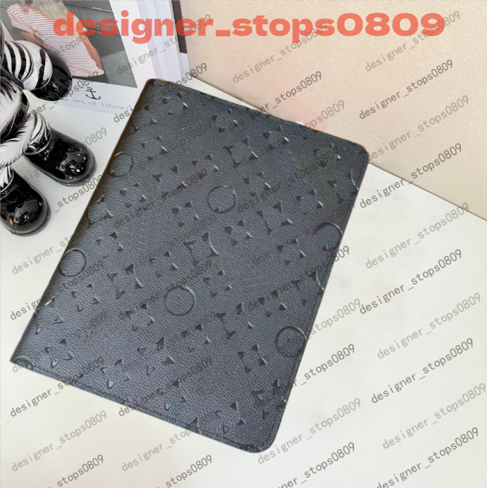 10A Quality Agenda Bracket Case Planner Large Waterproof Ring Notebook Cover Work Meeting Notes Protective Cover Calendar Luxury Designer Wallet Credit Card Case