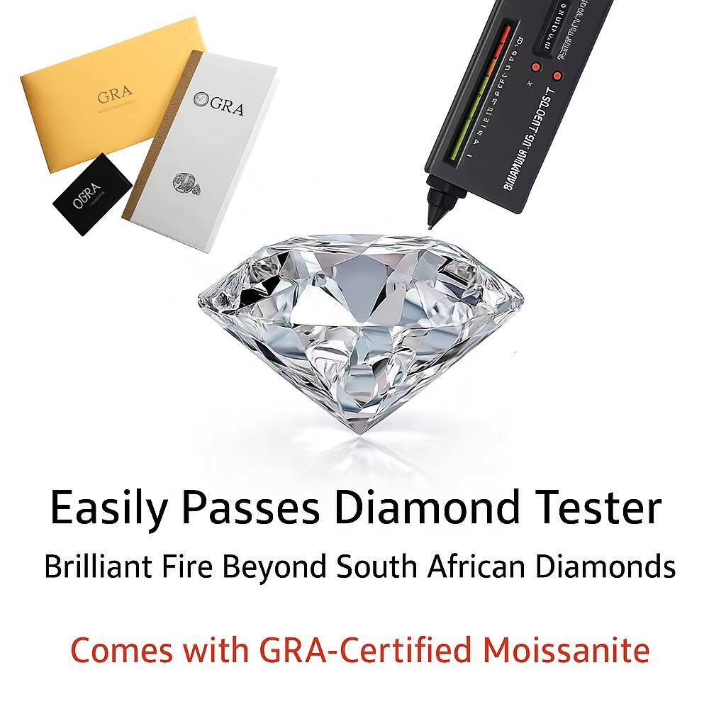 Wholesale Sterling Silver 925 Moissanite Pass Diamond Test Bracelets 18K Gold Plated Fine Jewelry