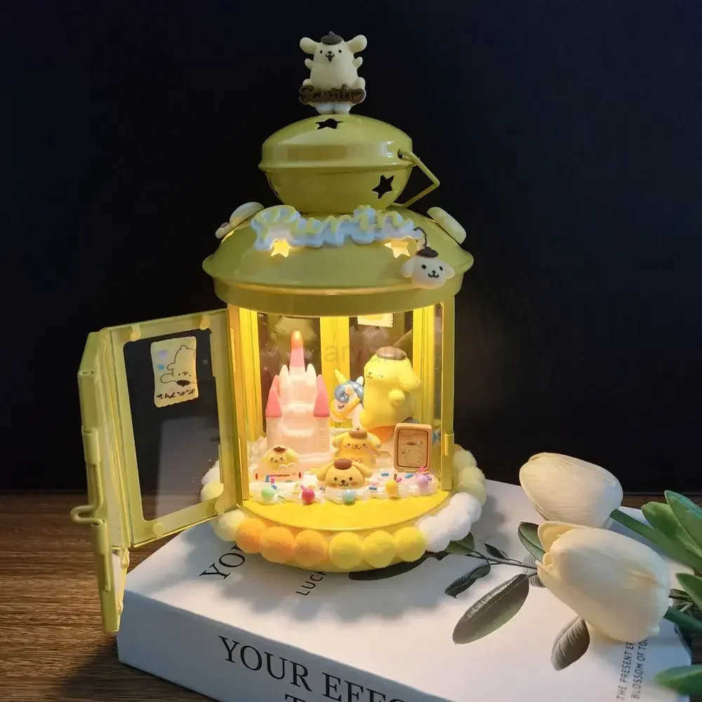 Sanrio Sanrio Kuromi Hello Kitty Diy Night Light Cinnamoroll Pochacco Children Birthday Gift My Melody Fur Ball Series Christmas Gift H251110