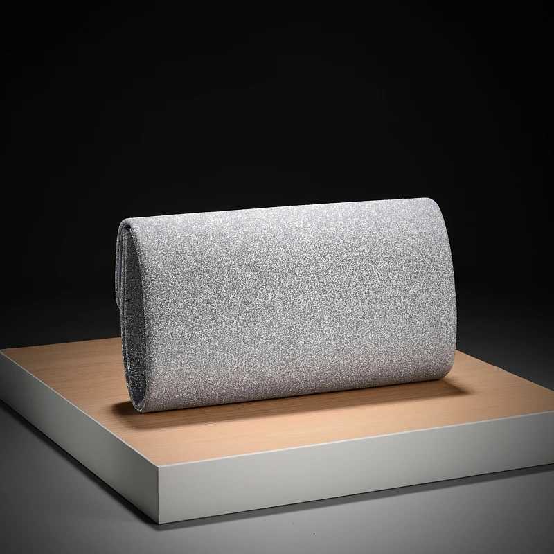 Ladies Formal Handbag Sparkly Rhinestone Clutch Purses with Chain Shoulder Women Evening Bags Floral Design H251027