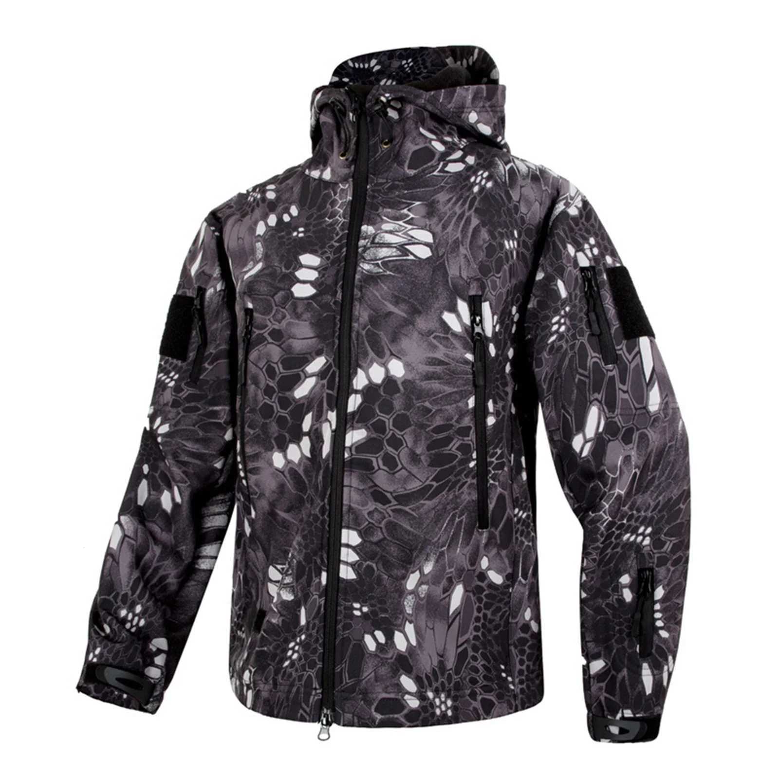 MenS Winter Softshell Hardshell Jackets MenS Fashion Trend Jackets Breathable Windproof Jackets Outdoor Sports Jackets Camping X2510281
