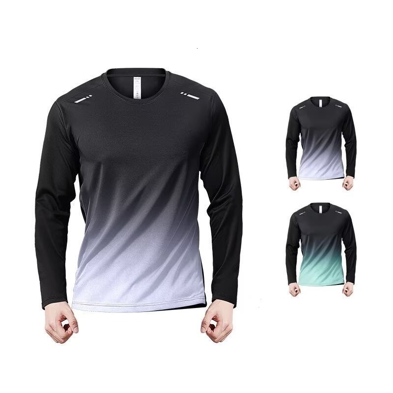 Quick-Dry T-Shirt Breathable, Moisture-Wicking Thin Sports Long Sleeve Loose Fit Gym Clothing, Training Running Shirt, New Top