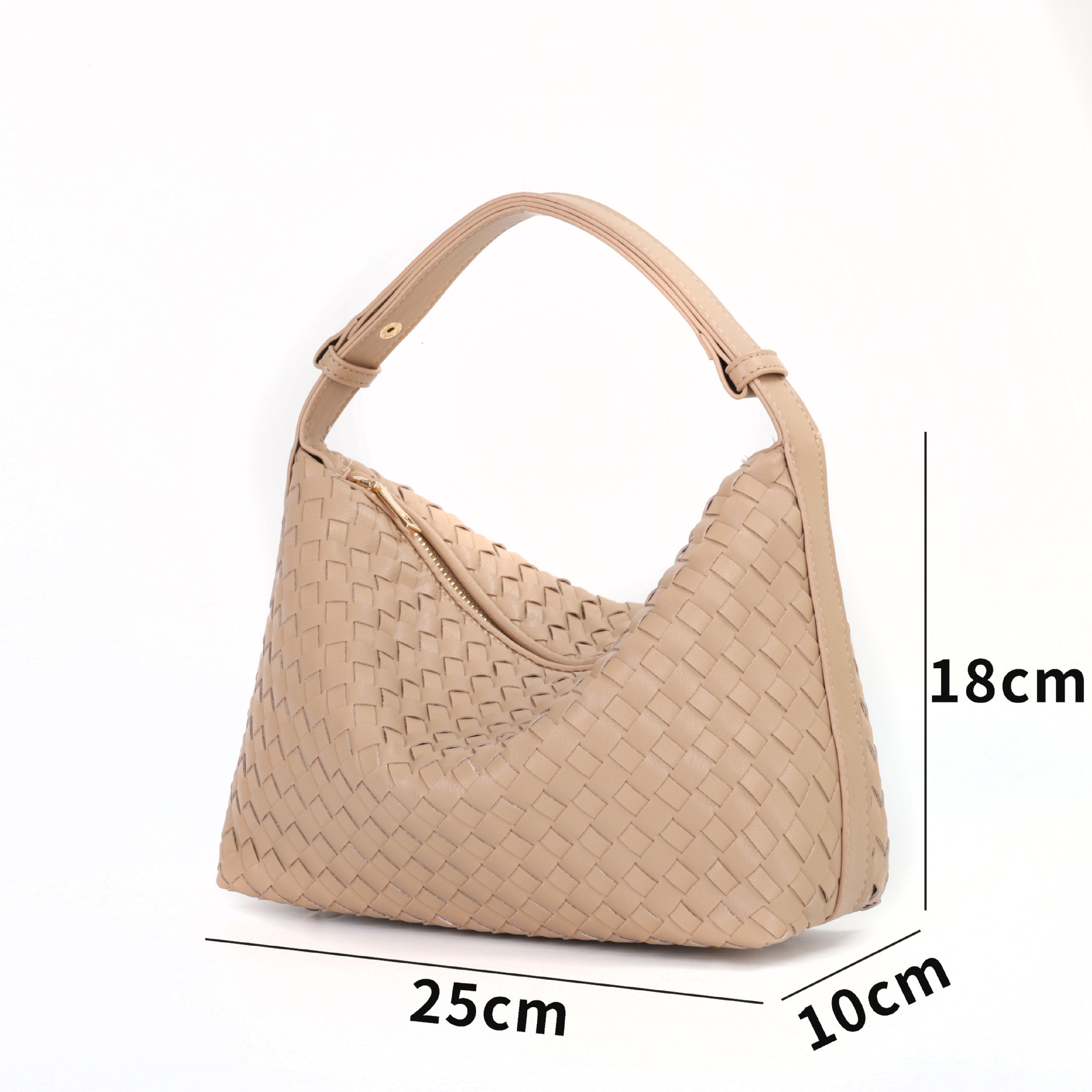 Luxury Brand Designer Bag Handwoven Trendy Lunch Box Handbag High-End Niche Single Shoulder Underarm Bag