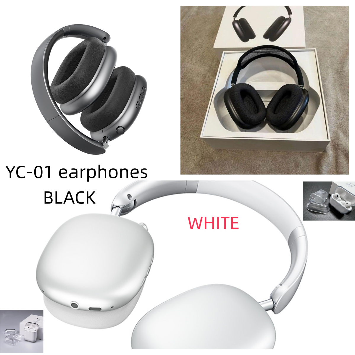 Cheapest Multi-colors Headphone Waterproof Protective TPU Soft Case Wireless Headset Bluetooth Earphone For phone Pro Max Plus