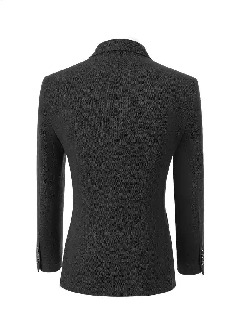 Elegant 3pcs Mens Tweed Suits Wool Blend Herringbone Western Vintage Wedding Formal Events JacketVestPants 251027