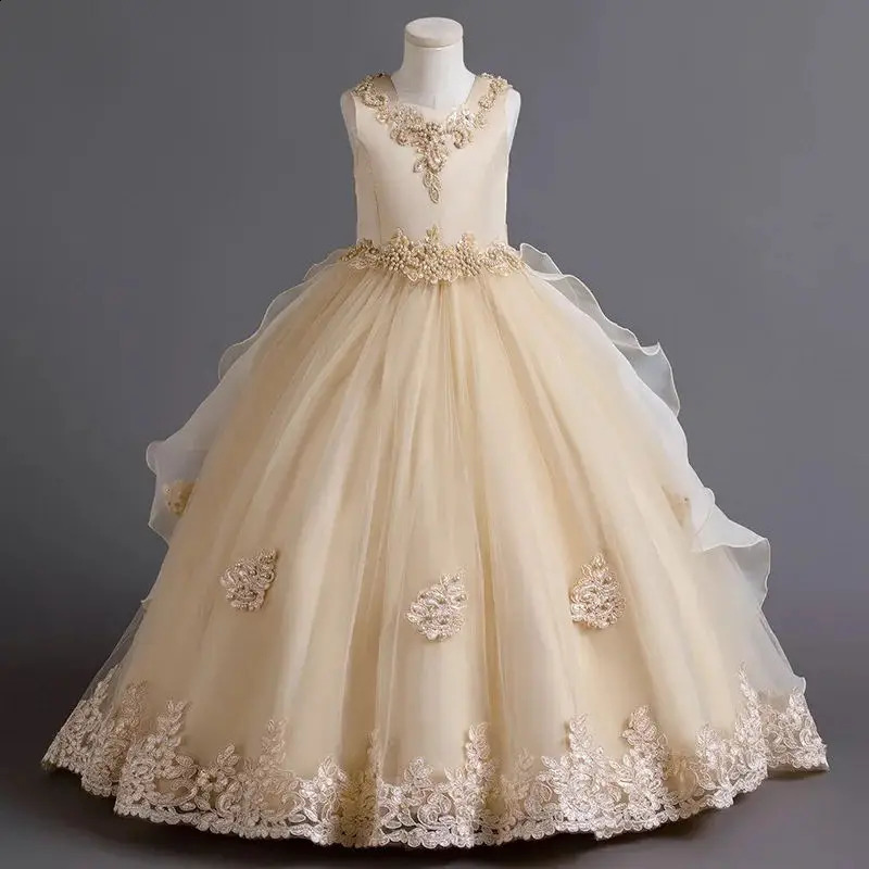 Elegant Girl Party Dress Gorgeous Prom Dress Large Graduation Party Collective Dress 412 Year Old Halloween Princess Dress 251023