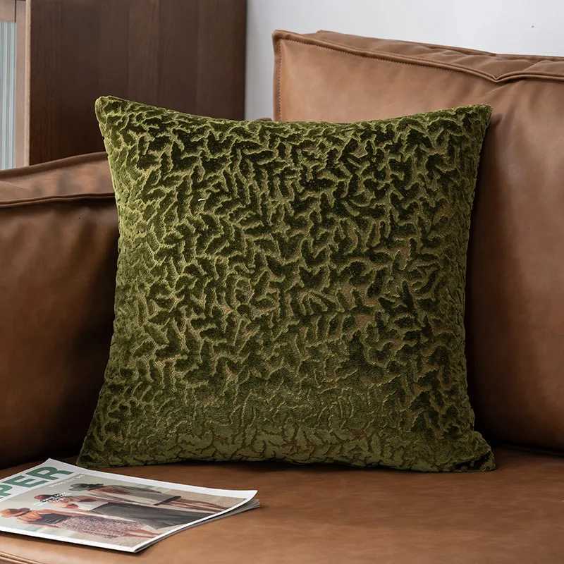 Pillow Case Cover Light Luxury Style Sofa case Modern Cut Velvet Threedimensional Cushion Cover 45cm C251028