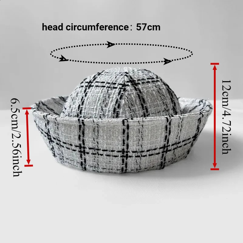 Autumn Burgundy Berets Sailor Hat Japanese Versatile Naval Style Hat Womens Winter Fashion Party Warm Bucket Hat Nurses Cap 251027