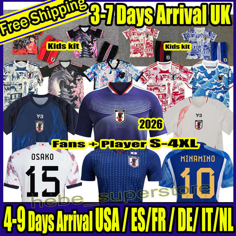 S-4XL 2026 Japan soccer Jerseys Cartoon classic Shirt UEDA ITO ISAGI ATOM TSUBASA MINAMINO DOAN KUBO MITOMA TOMIYASU ENDO NAKATA 23 24 25 26 27 Japanese Football Shirt