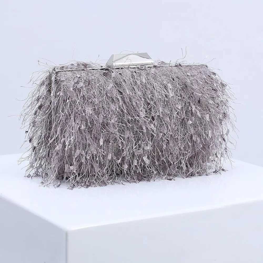 Korean style wedding clutch purse handbags with tassel new fashion crossbody shoulder sling bag women trendy designer purse H251027