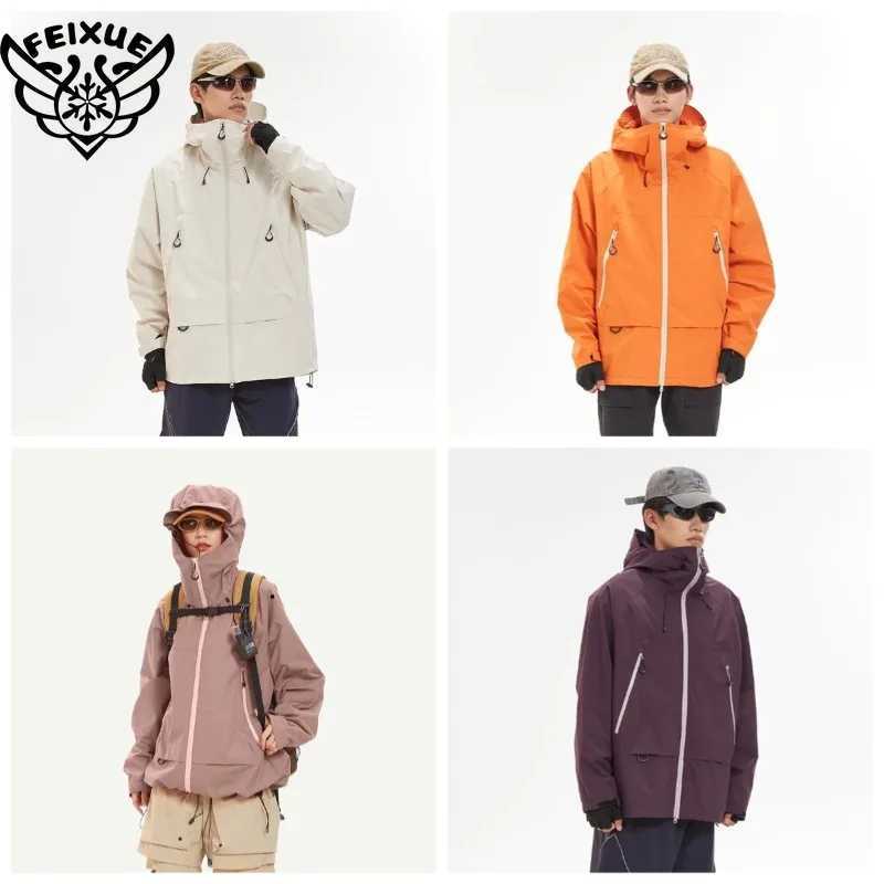 New Men Waterproof Hiking Jacket Women Windproof Sports Coat High Quality Hooded Jacket Outdoor Ride Climbing Running Jacket X2510281