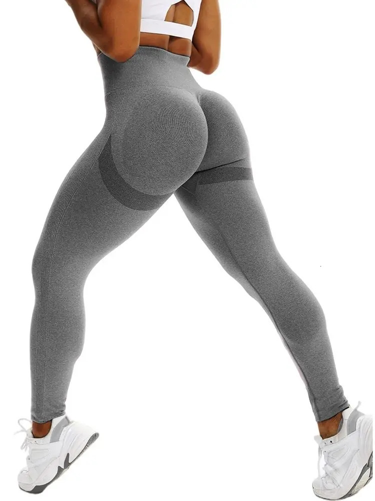 Gradient Leggings Fitness Women High Waist Workout Jogging Leggins Push Up Pants Gym Tights Stretch Energy Sportswear 251027