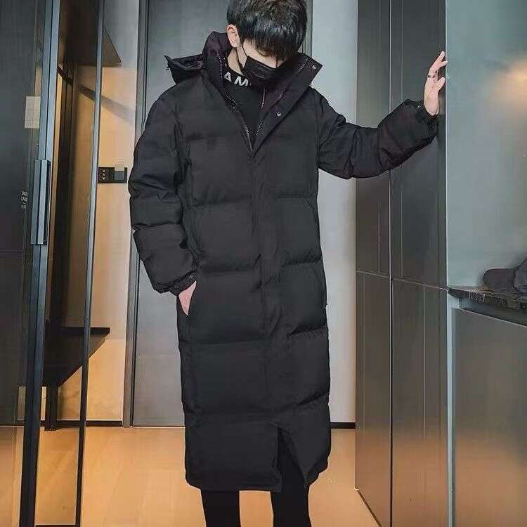 Puffer Jacket Men's winter big jacket women's down parkas black thick long hooded outdoor Down coat warm oversize ski padded overcoat S-3XL