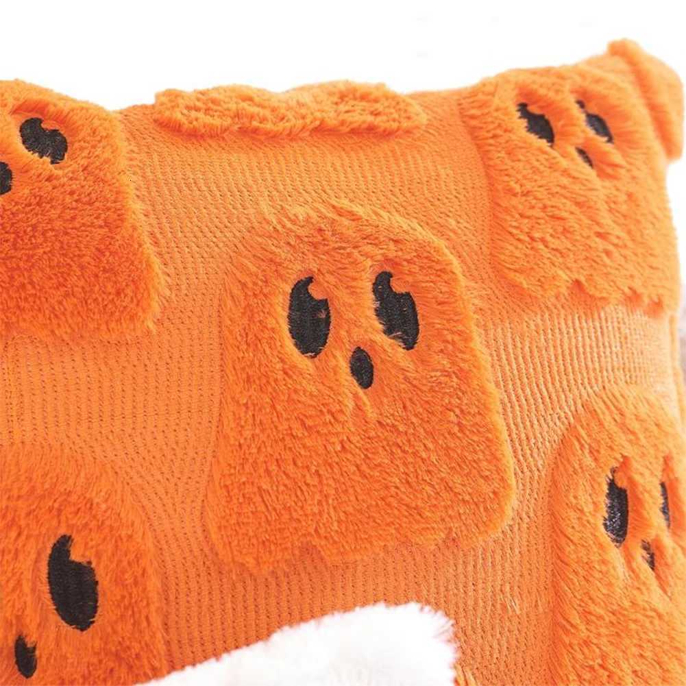 Pillow Case 2 Pcs Halloween Ghost Throw Cases Plush Faux Fur case Sofa Ghost Cushion Covers for Sofa Couch Bed Living Room C251028