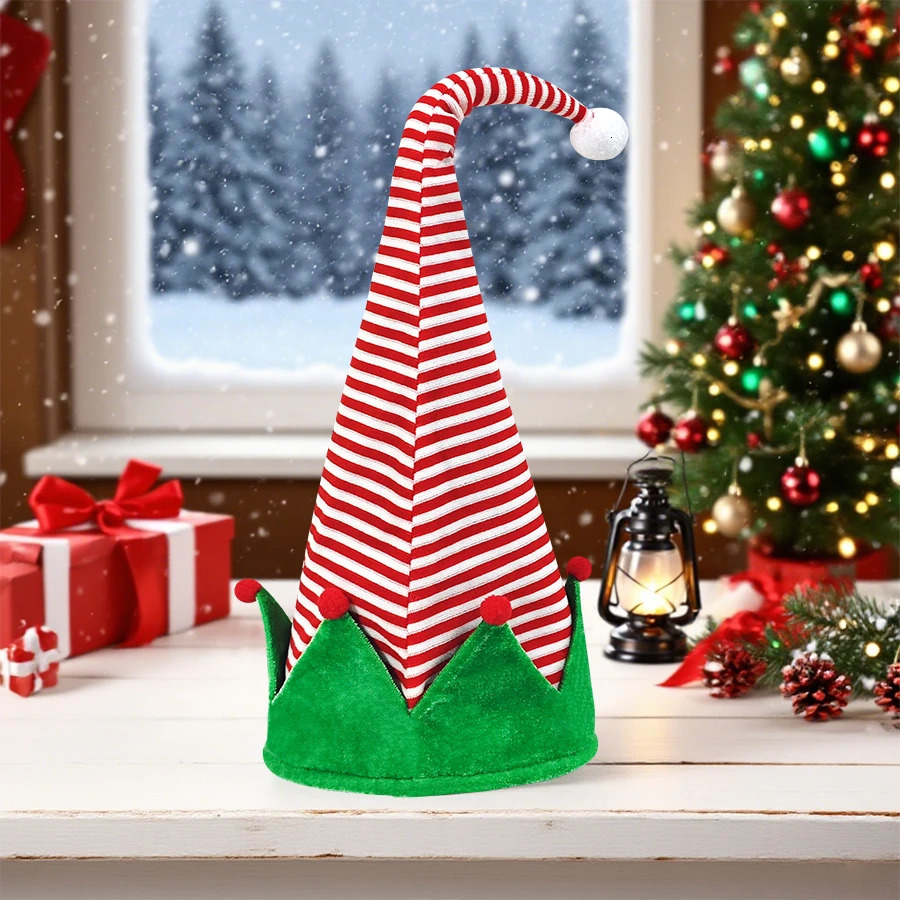 Christmas hat creative elf hat styling hat holiday party dance dress up clown Halloween 251024