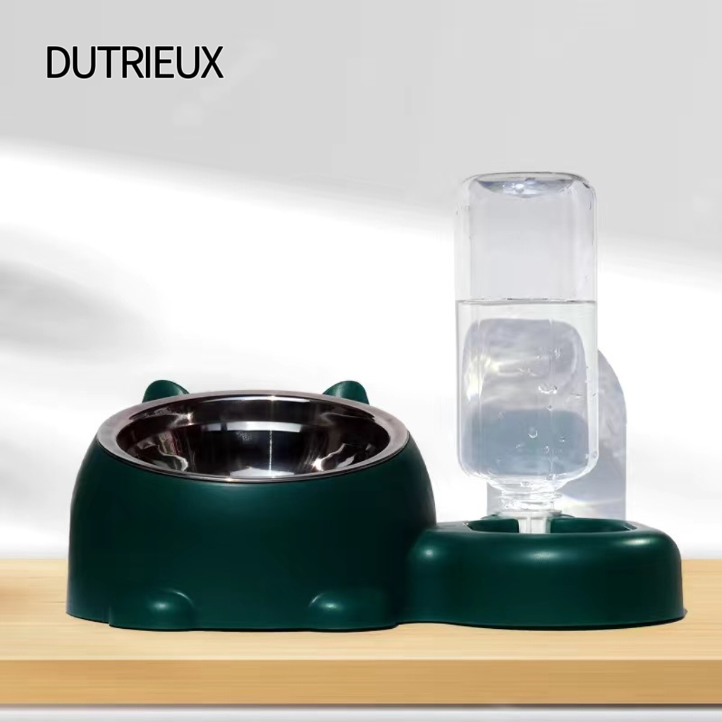 K3314 Automatic bowl for cats and dogs, two-in-one drinking and feeding function
