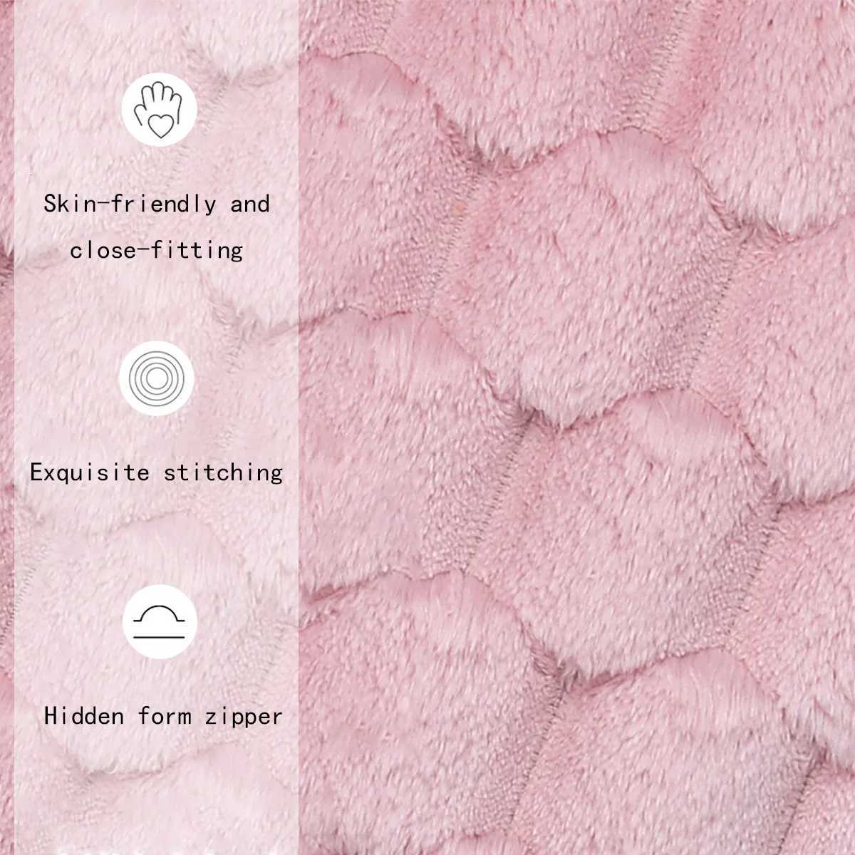 Pillow Case 1pc Super Soft Cozy Decorative Throw Covers Fuzzy Plush Faux Fur Luxury Cushion Cover case for Bed Livingroom C251028